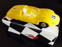 DB Panhard jaune rare boite repro